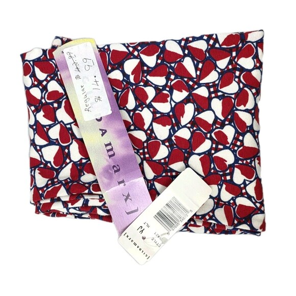 Gilda Marx VTG Patriotic Hearts Racerback Cotton Biketard Singlet Size XS (Y/J) - Picture 11 of 11